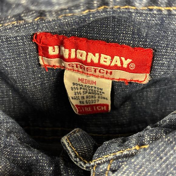 Union Bay stretch Denim Jean Jacket Womens Size M Button Up Medium - Picture 3 of 7